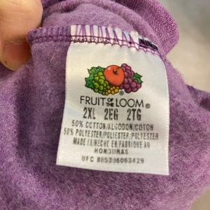 Fruit of the Loom 2x purple sweats